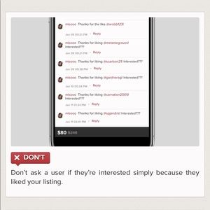 Nothing just some etiquette!